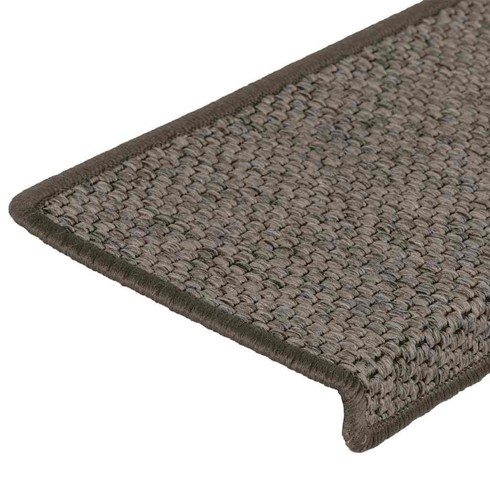 Covoraș scări autoadeziv 30 buc. gri&bej 65x21x4cm aspect sisal - WALTI WALTI