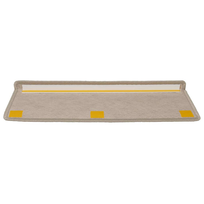 Covorașe scări autoadezive, 30 buc. bej 65x21x4 cm aspect sisal - WALTI WALTI