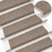 Covorașe scări autoadezive, 30 buc. bej 65x21x4 cm aspect sisal - WALTI WALTI