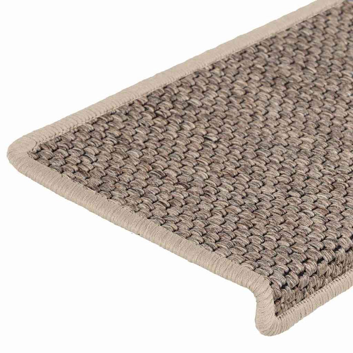 Covorașe scări autoadezive, 30 buc. bej 65x21x4 cm aspect sisal - WALTI WALTI