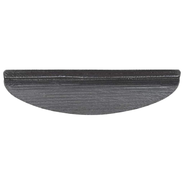 Covorașe scară autoadezive 30 buc Negru 65x22,5x3,5 cm WALTI