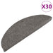 Covorașe scară autoadezive 30 buc Gri 56x17x3 cm - WALTI WALTI