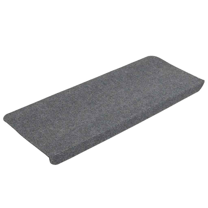 Covorașe scară autoadezive 30 buc Gri 65x24,5x3,5 cm WALTI