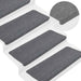Covorașe scară autoadezive 30 buc Gri 65x24,5x3,5 cm - WALTI WALTI