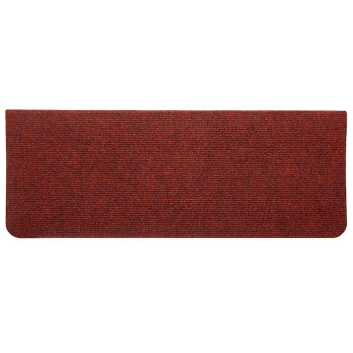 Covorașe scară autoadezive 30 buc Roșu 65x22,5x3,5 cm - WALTI WALTI