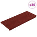 Covorașe scară autoadezive 30 buc Roșu 65x24,5x3,5 cm - WALTI WALTI