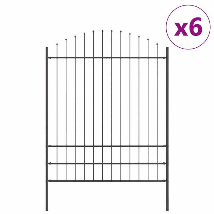 Gard de Grădină 6 pcs Gri 170 x 225 cm WALTI