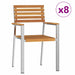 Set de masă pentru grădină 9 pcs - WALTI WALTI