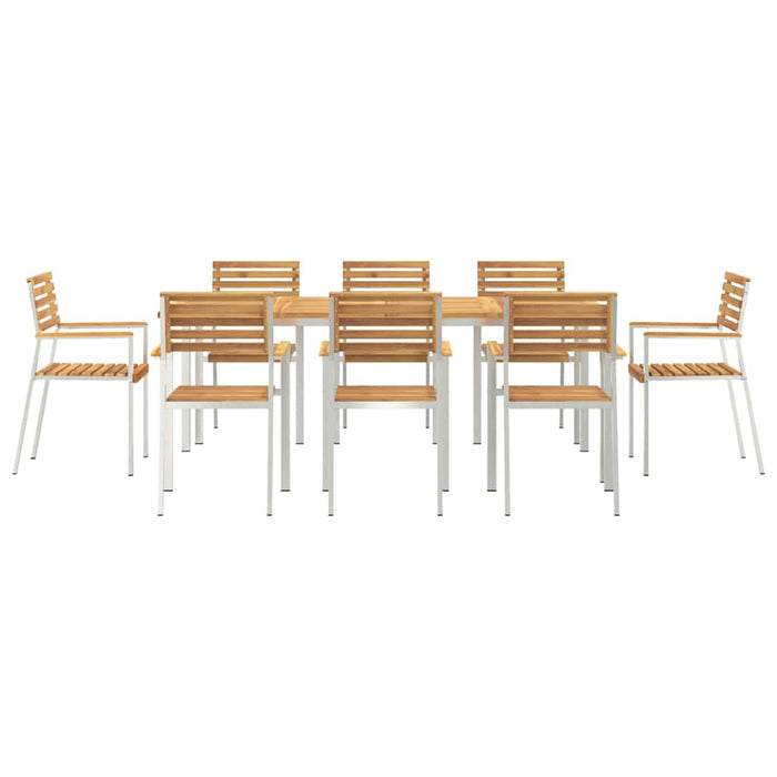 Set de masă pentru grădină 9 pcs - WALTI WALTI