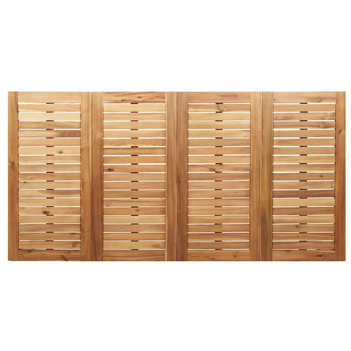 Set de masă pentru grădină 7 pcs Maro lemn masiv de acacia - WALTI WALTI