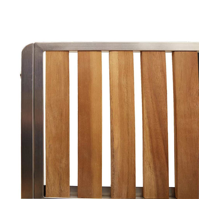 Set de masă pentru grădină 9 pcs Maro lemn masiv de acacia - WALTI WALTI