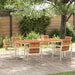 Set de masă pentru grădină 7 pcs Lemn Solid de Acacia - WALTI WALTI