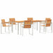 Set de masă pentru grădină 7 pcs Lemn Solid de Acacia - WALTI WALTI