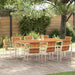Set de masă pentru grădină 9 pcs Lemn Solid de Acacia - WALTI WALTI