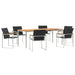 Set de masă pentru grădină 7 pcs Lemn Solid de Acacia - WALTI WALTI