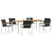 Set de masă pentru grădină 7 pcs Lemn Solid de Acacia - WALTI WALTI