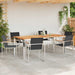Set de masă pentru grădină 7 pcs Lemn masiv de teak - WALTI WALTI