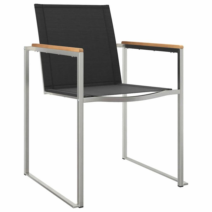 Set de masă pentru grădină 7 pcs Lemn masiv de teak - WALTI WALTI