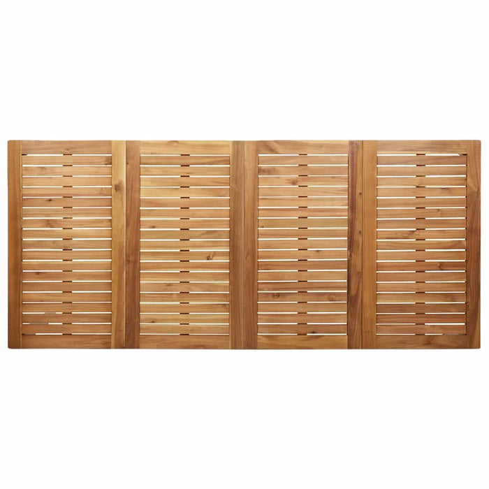 Set de masă pentru grădină 7 pcs Lemn masiv de teak - WALTI WALTI