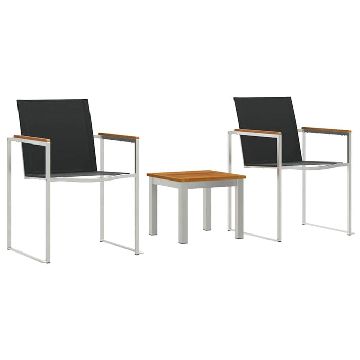 Set de masă pentru grădină 3 pcs Lemn Solid de Acacia - WALTI WALTI