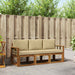 Set de canapele de exterior cu pernă 3 pcs Natural și Bej - WALTI WALTI