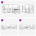 Set de canapele de exterior cu pernă 6 pcs Natural și Bej - WALTI WALTI