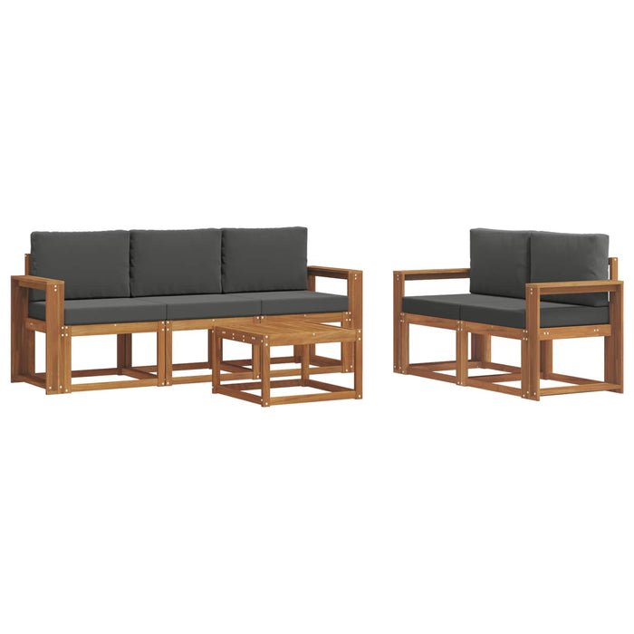 Set de canapele de exterior cu pernă Natural și Antracit - WALTI WALTI