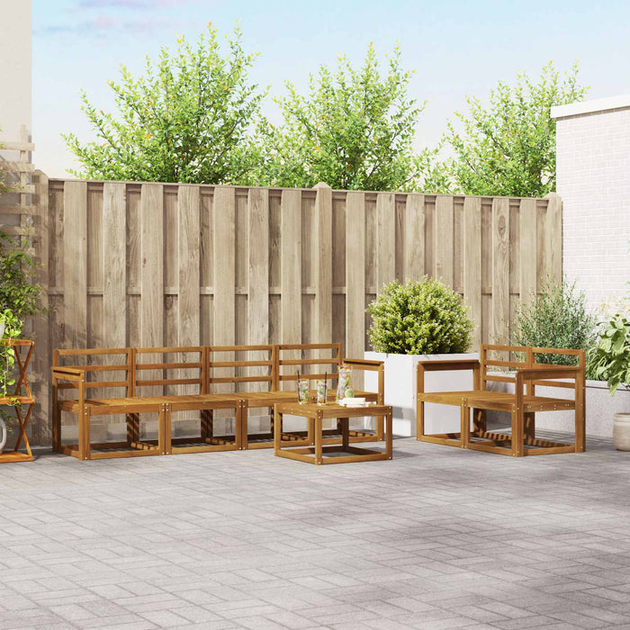 Set de canapele de exterior 7 pcs natural - WALTI WALTI