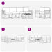 Set de canapele de exterior 7 pcs Gri natural și deschis - WALTI WALTI