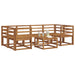 Set de canapele de exterior 7 pcs natural Lemn Solid de Acacia - WALTI WALTI