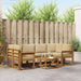 Set de canapele de exterior cu pernă 7 pcs Natural și Bej - WALTI WALTI