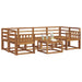 Set de canapele de exterior 7 pcs natural Lemn Solid de Acacia - WALTI WALTI