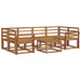 Set de canapele de exterior 7 pcs natural Lemn Solid de Acacia - WALTI WALTI