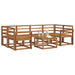 Set de canapele de exterior 7 pcs natural Lemn Solid de Acacia - WALTI WALTI