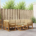 Set de canapele de exterior cu pernă 7 pcs Natural și Bej - WALTI WALTI