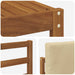 Set de canapele de exterior cu pernă 8 pcs Natural și Bej - WALTI WALTI