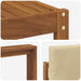 Set de canapele de exterior cu pernă 8 pcs Natural și Bej - WALTI WALTI