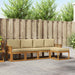 Set de canapele de exterior cu pernă 5 pcs Natural și Bej - WALTI WALTI