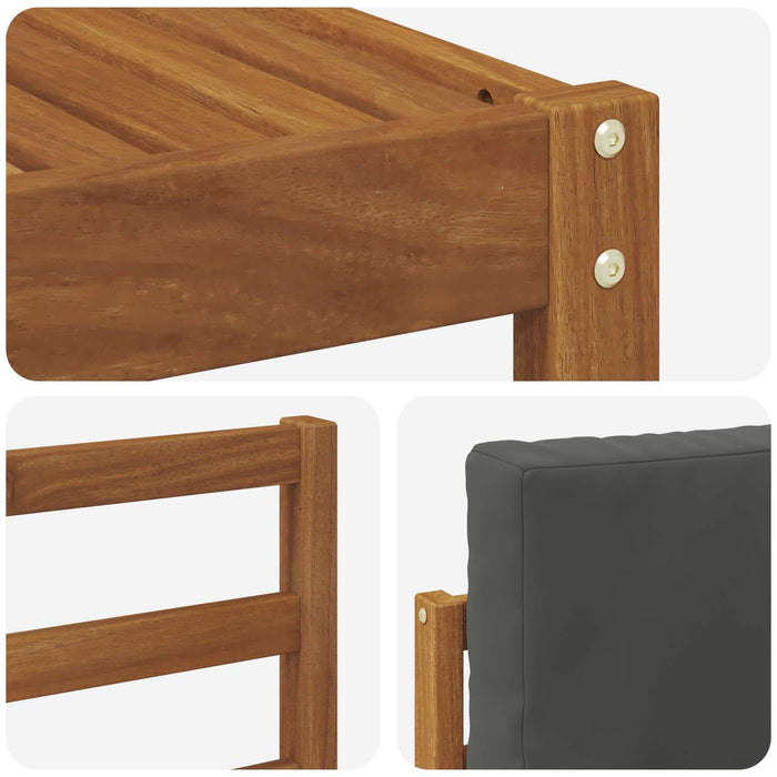 Set de canapele de exterior cu pernă 6 pcs Natural și Antracit - WALTI WALTI