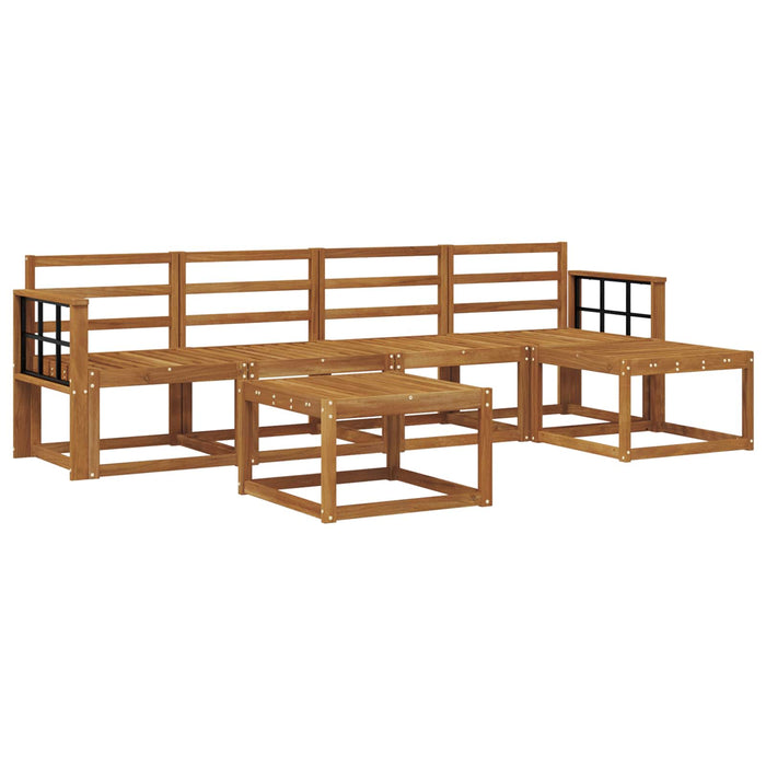 Set de canapele de exterior 6 pcs natural Lemn Solid de Acacia - WALTI WALTI