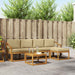 Set de canapele de exterior cu pernă 6 pcs Natural și Bej - WALTI WALTI