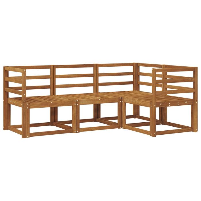 Set de canapele de exterior 4 pcs natural Lemn Solid de Acacia - WALTI WALTI