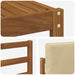 Set de canapele de exterior cu pernă 4 pcs Natural și Bej - WALTI WALTI