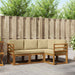 Set de canapele de exterior cu pernă 4 pcs Natural și Bej - WALTI WALTI