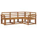 Set de canapele de exterior 4 pcs natural Lemn Solid de Acacia - WALTI WALTI