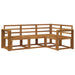 Set de canapele de exterior 4 pcs natural Lemn Solid de Acacia - WALTI WALTI