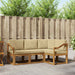 Set de canapele de exterior cu pernă 4 pcs Natural și Bej - WALTI WALTI