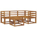 Set de canapele de exterior 5 pcs natural Lemn Solid de Acacia - WALTI WALTI