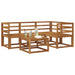 Set de canapele de exterior 5 pcs natural Lemn Solid de Acacia - WALTI WALTI