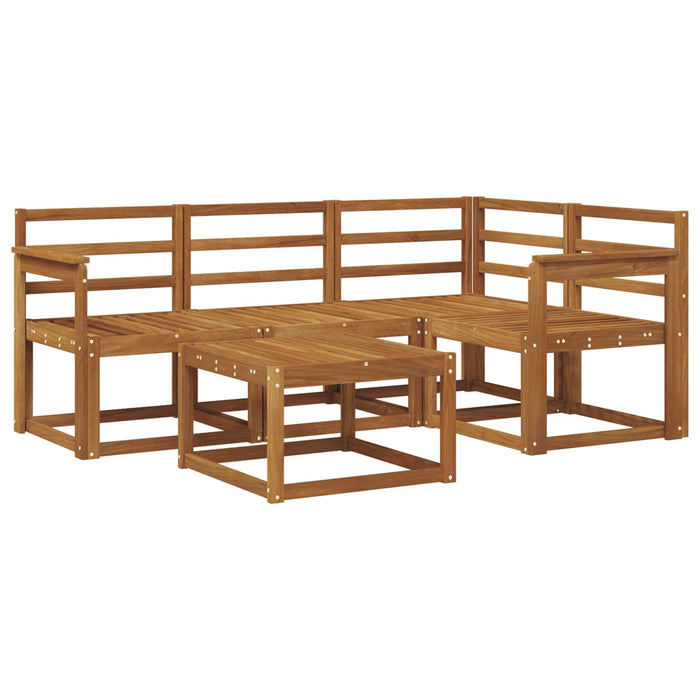 Set de canapele de exterior 5 pcs natural Lemn Solid de Acacia - WALTI WALTI